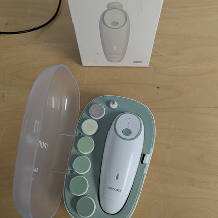 Momcozy Baby Nail File Electric, Gentle Baby Nail Trimmer Electric, Baby Nail Cl