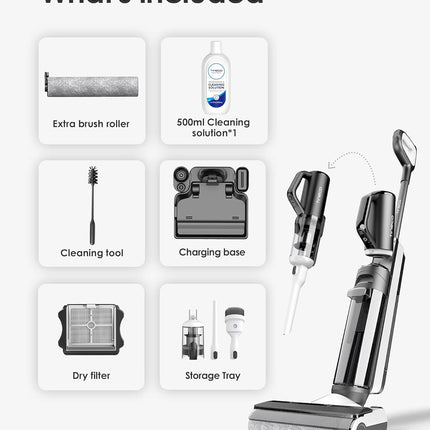 Tineco Floor ONE S5 Combo 2-in-1 Smart Cordless Wet-Dry Vacuum Cleaner and HandV