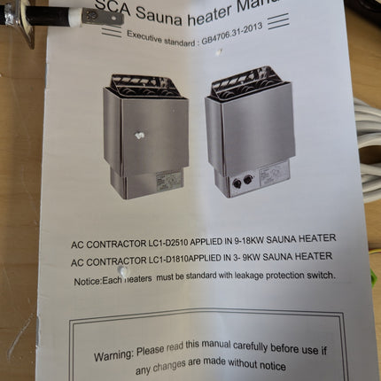 Sauna Heater,Sauna Heater with External Control Device for Cabin 2-13 M³ Dry Sau