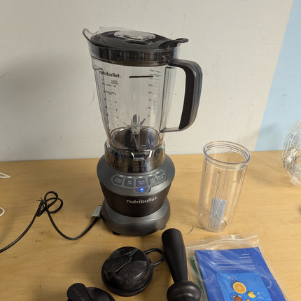 NutriBullet ZNBF30400ZC Blender 1200 Watts, Dark Gray, Big