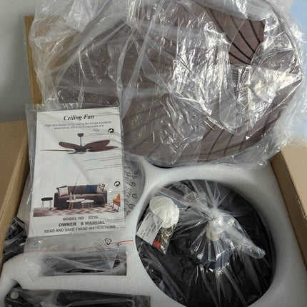 Wiviniya Ceiling Fans with Lights and Remote/APP Control, 44 Inch Tropical Palm