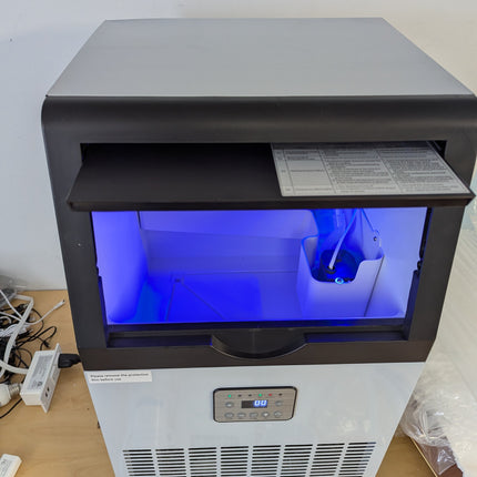 (Slightly Bent) Zomagas 90 LBS/24H Commercial Ice Maker Machine, Undercounter