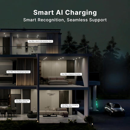 Autel MaxiCharger Home Smart Electric Vehicle (EV) Charger, 40 Amp Level 2 Wi-Fi