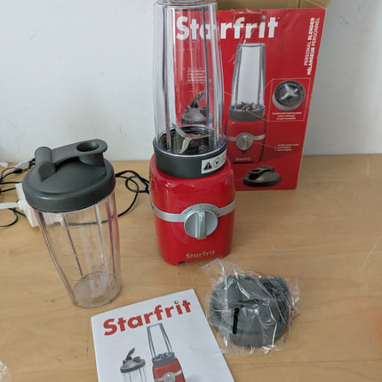 Starfrit Personal Blender - Two 828ml Cups - Two Blades - High, Low & Pulse Mode