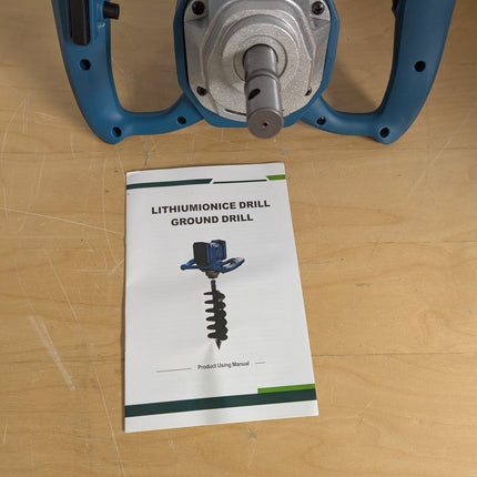 (Tool Only) fosa Cordless Electric Ice Auger / Post Hole Digger, 6 Speeds