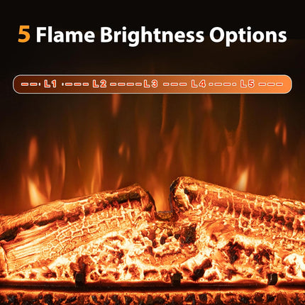 Dreamflame 30 inch Wide Electric Fireplace Inserts, Wall Fireplace Electric with