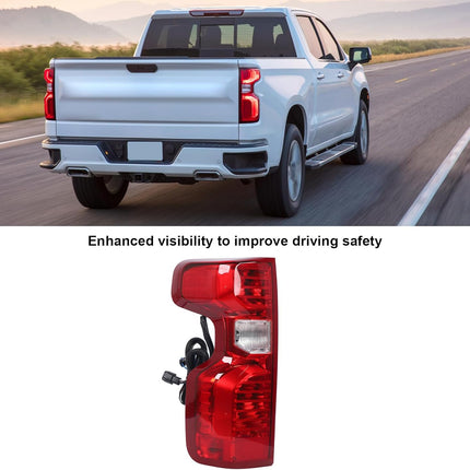 Ciciglow Left Tail Light Assembly for Chevrolet Silverado 1500 2019-2023, Waterproof LED Driver Side Lamp