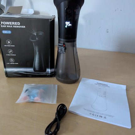Ear Wax Removal with LED Display, Temodu Electric Ear Cleaner, Rechargeable Earw