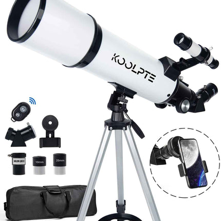 Telescope 80mm Aperture 600mm - Astronomical Portable Refracting, Fully Multi-Co