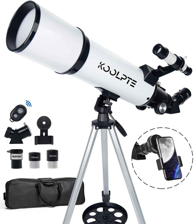 Telescope 80mm Aperture 600mm - Astronomical Portable Refracting, Fully Multi-Co