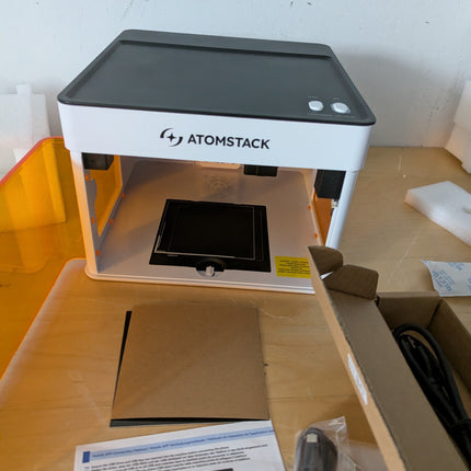 (Only 5w) ATOMSTACK P1 Dual Laser Engraver, 5W Diode, Enclosed Laser Engraving M