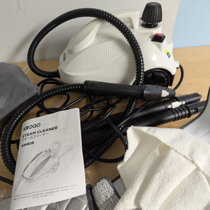KROQO Steam Cleaner, Steamer with 23 Accessories, Powerful Multipurpose Portable