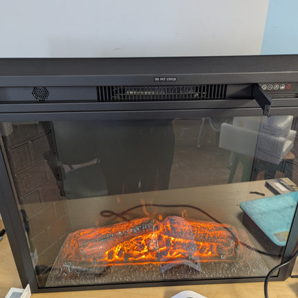 Dreamflame 30 inch Wide Electric Fireplace Inserts, Wall Fireplace Electric with