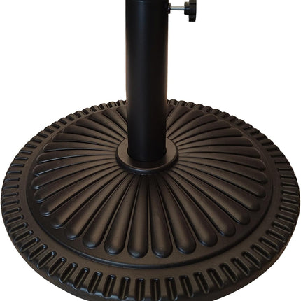 T&Jero 26 lb Round Heavy Duty Patio Market Table Umbrella Base Stand Weight Pre-