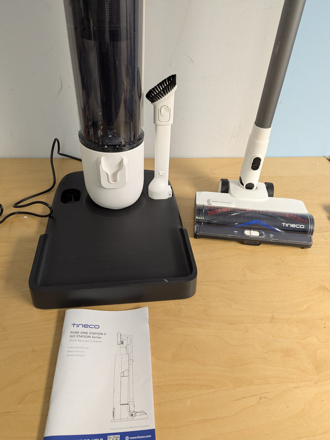 Tineco Pure ONE Station 5 Cordless Smart Vacuum with 2.5L Auto Dust Base, Full-P