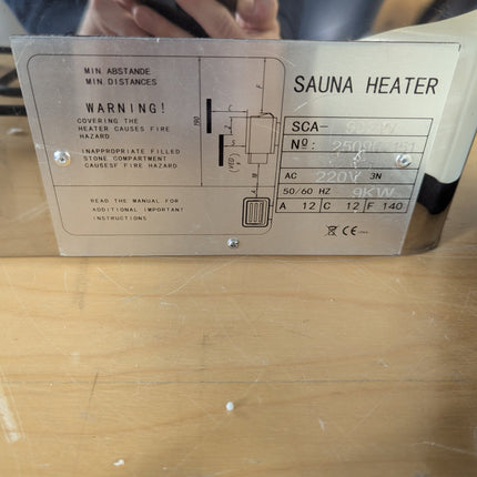 Sauna Heater,Sauna Heater with External Control Device for Cabin 2-13 M³ Dry Sau