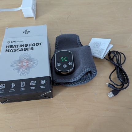 EMSense Triple Therapy Foot Massager | 3 in 1 Cordless & Portable Massager with