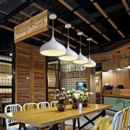 Modern Pendant Chandelier Lamp E27 110V Ceiling Pendant Light Metal Lamp Shade H