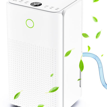 Dehumidifier 25 Pints/Day, Dehumidifier for Basement, Bedroom, with 3 Working Mo