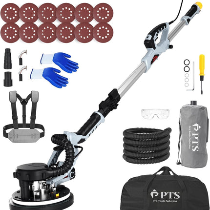 PTS 8.5A Electric Drywall Sander with Vacuum Dust Collection