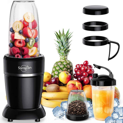Sangcon 1000W Smoothie Blender for Kitchen, Blenders for Smoothies with (3) Cups