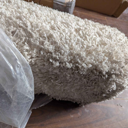 7'1"X10' Solid Eyelash Woven Shag Rug Cream - Threshold™