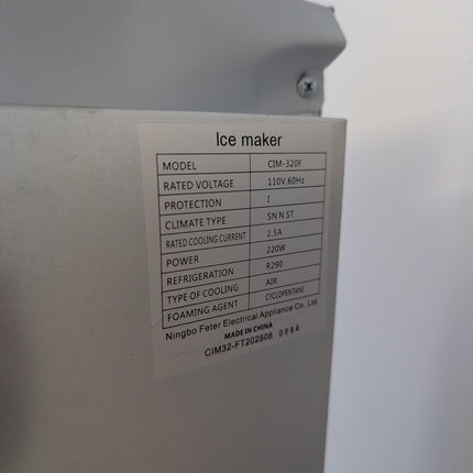 (Slightly Bent) Zomagas 90 LBS/24H Commercial Ice Maker Machine, Undercounter