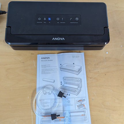 Anova Culinary Precision Vacuum Sealer Pro with Bag Cutter & Accessory Port, Wet Mode, One-Hand Use (No Bags)