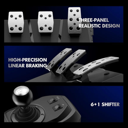 Steering Wheel for PC,Racing Wheel PXN V9 Driving Wheel 270/900 Degree Vibration