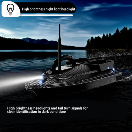 RC Fishing Bait Boat for Lake, Dual Motor Fish Finder with GPS Positioning Bait