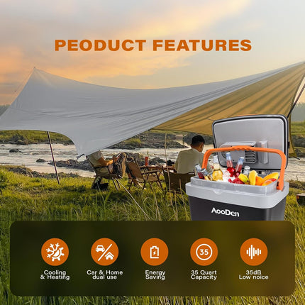 AooDen Electric Car Cooler and warmer 33L https://a.co/d/heebeYu