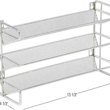 GONGSHI 3 Tier Spice Rack Organizer with 21 Empty Spice Jars, 386 Spice Labels,