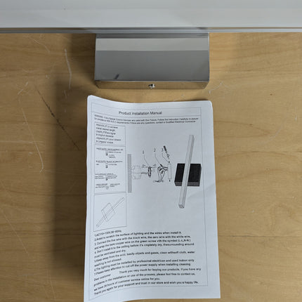 VANLAT Bathroom Vanity Light 24 Inch LED Modern Polished Chrome Wall Lighting Fi