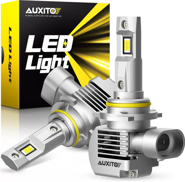 2022 Upgraded AUXITO 9012 HIR2 LED Headlight Bulbs, 100W 20000 Lumens, 600% Brig