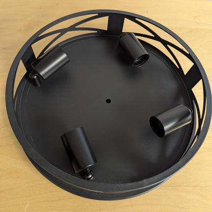 Flush Mount Ceiling Light Fixture,14 inch 4-Light Ceiling Light Fixture for Hall