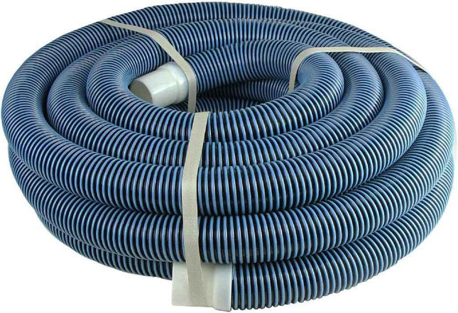 Pool Central Spiral Wound Vacuum Swimming Pool Hose, 35' x 1.5", Blue
