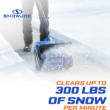 Snow Joe 24V Cordless Electric Shovel Kit w/ 4Ah Battery & Charger, 13″ Clearing