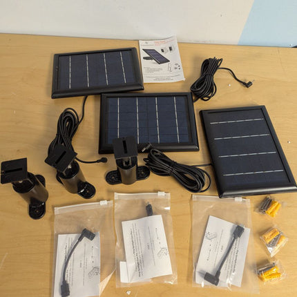 Wasserstein Solar Panel Compatible with Ring Spotlight Cam Plus/Pro/Battery, and