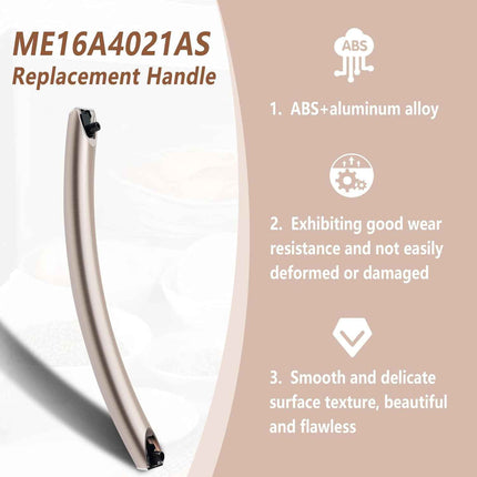 DE94-04313F Microwave Door Handle, Fit for ME16A4021AS ME17R7011ES Samsung Micro