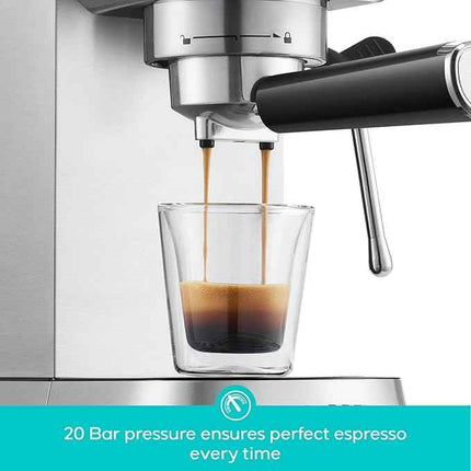 CASABREWS Espresso Machine 20 Bar, Professional Espresso Maker with Milk Frother