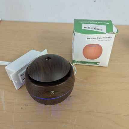 Wood Grain Humidifier Compact Portable USB Humidifier for Bedrooms Living Rooms