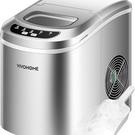 VIVOHOME Electric Portable Compact Countertop Automatic Ice Cube Maker Machine w