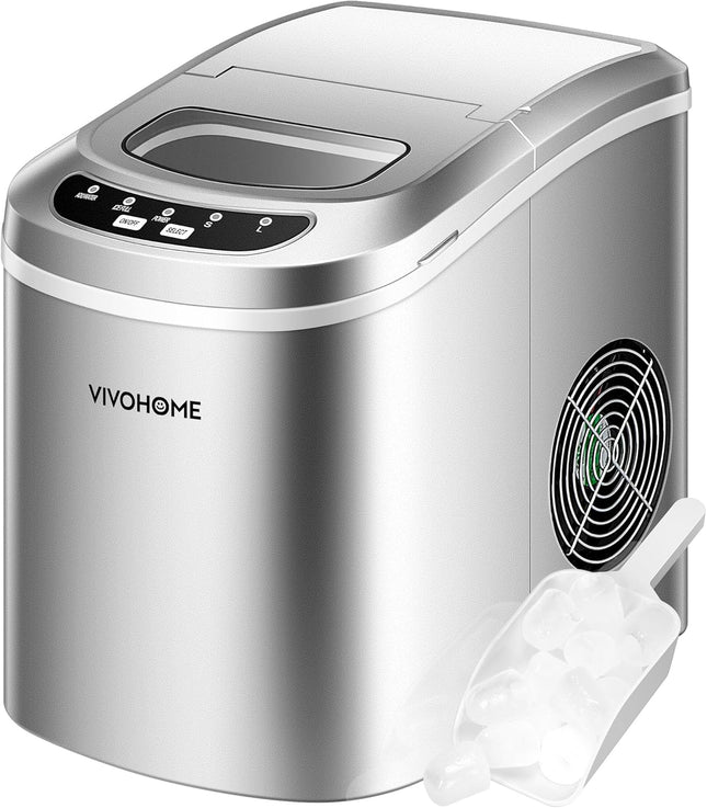 VIVOHOME Electric Portable Compact Countertop Automatic Ice Cube Maker Machine w