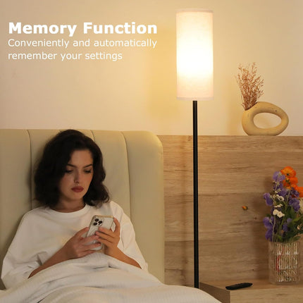 Ambimall 64'' Floor Lamps for Living Room with Remote Control and Stepless Dimma