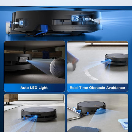 ECOVACS DEEBOT X9 PRO OMNI Robot Vacuum & Mop, 16600Pa Suction, OZMO Roller Self-Washing, LiDAR Navigation