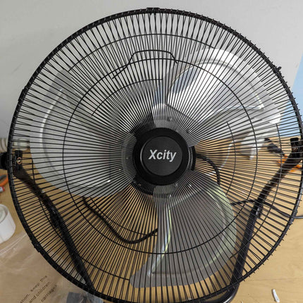 Xcity 18-Inch Metal Floor Fan, High Velocity 4000 CFM Industrial Fan, 3-Speed &