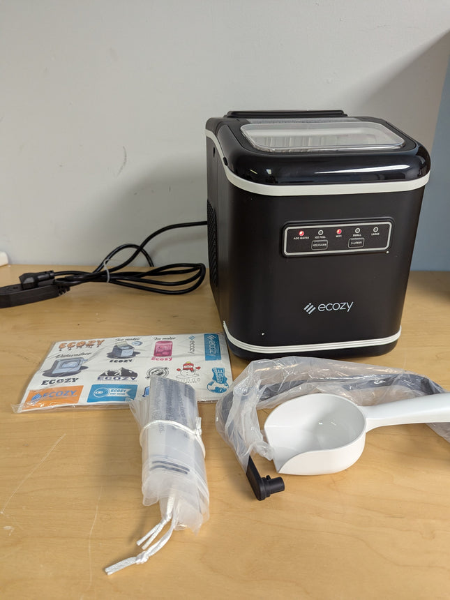 ecozy Smart Ice Makers Countertop, Portable Ice Maker with App Remote & Voice Co