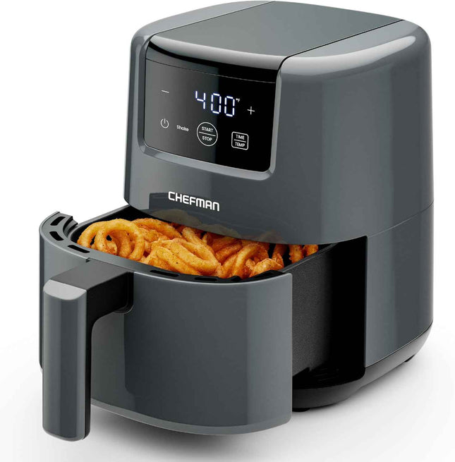 CHEFMAN 2 Qt Mini Air Fryer – Digital Space-Saving Compact Air Fryer with Nonsti