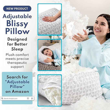Blissy Silk Pillowcase - 100% Pure Mulberry Silk - 22 Momme 6A High-Grade Fibers