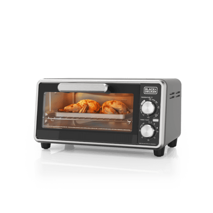 Black & Decker Crisp 'n Bake Air Fry 1150 W 4-Slice Toaster Oven Stainless Steel